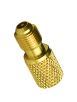 Штуцер адаптер AD78 мама 1/4" SAE для R22 - папа 5/16" SAE для R410A