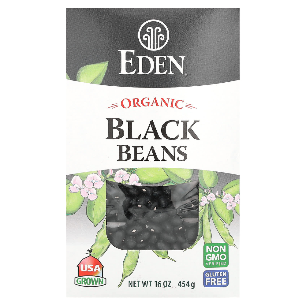 Eden Foods, Органическая черная фасоль, 16 унций (454 г)