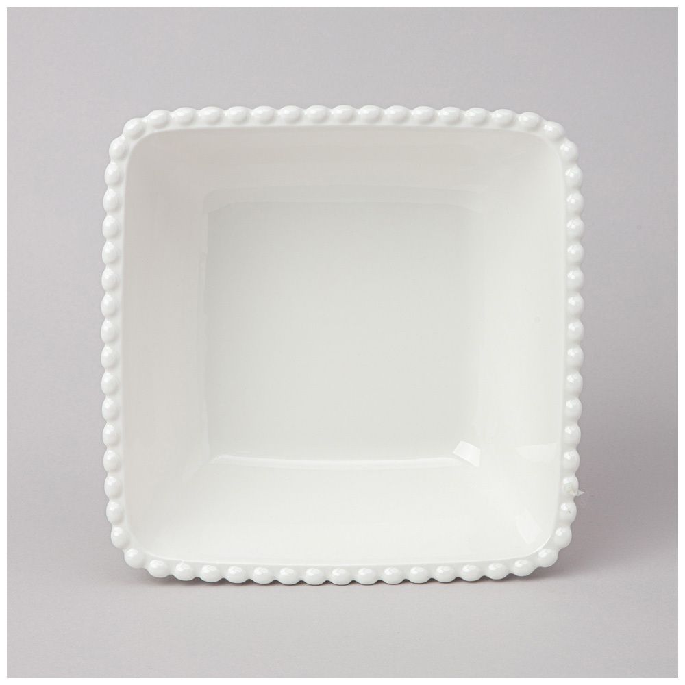 САЛАТНИК КВАДРАТНЫЙ LEFARD "PEARL" 20*7,5 СМ 1200 МЛ (КОР=12ШТ.)