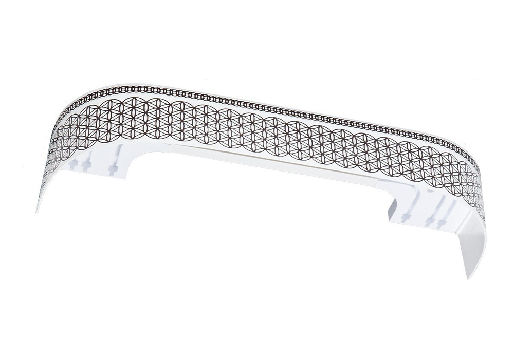 Пластиковый карниз с тиснением Legrand 3-х рядный Ажур 2000 мм