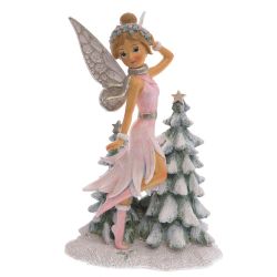GAEM Фигурка декоративная "Фея с елочкой", L11 W6 H17 см