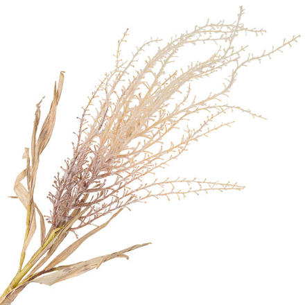 Цветок искусственный "Шероховатка раскидистая" H97см (Белый)