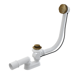 Сифон A55ANTIC-100 для ванны автомат комплект, бронза-антик