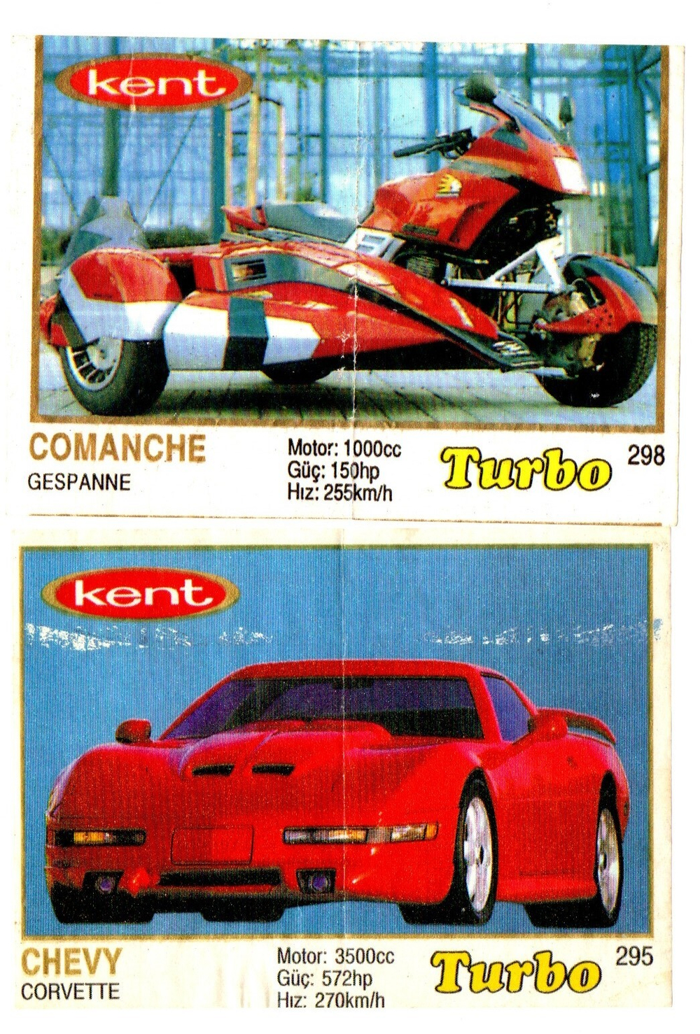 Вкладыш TURBO Турбо - Желтая серия (набор 20 штук) - № 262, 267, 272, 274, 277, 278, 279, 280, 281, 282, 284, 285, 286, 288, 289, 290, 293, 294, 295, 289