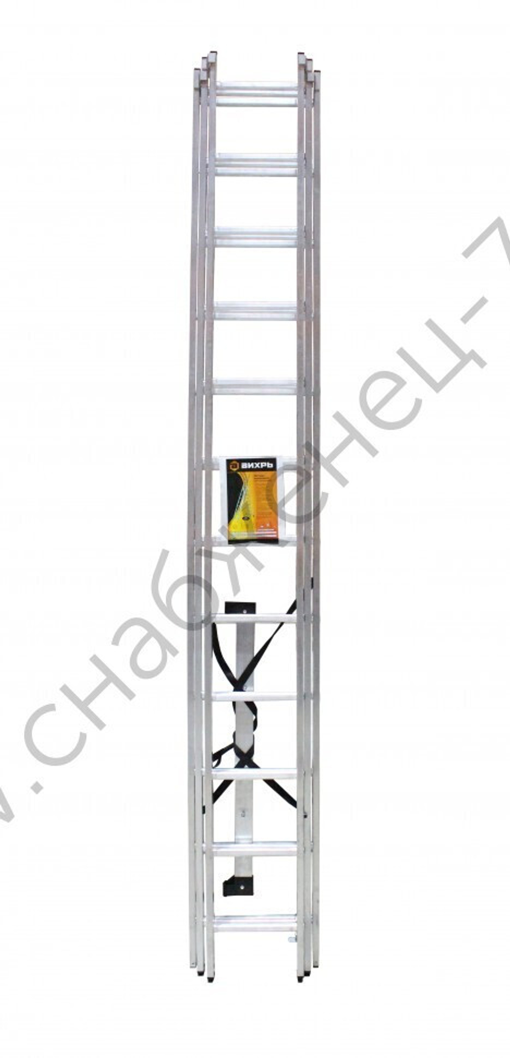 Лестница алюминиевая ВИХРЬ ЛА 3х12