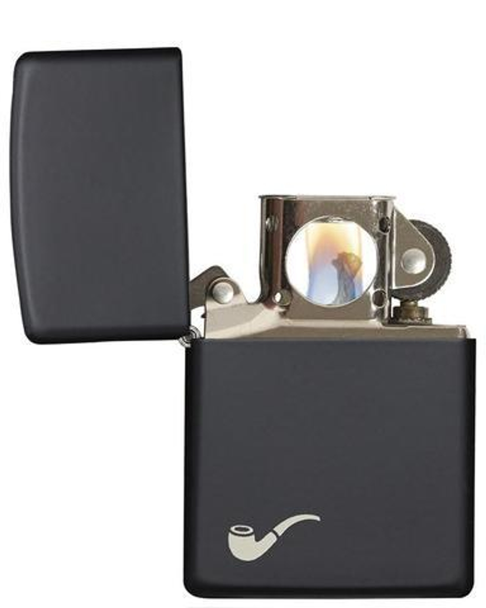 Зажигалка чёрная матовая для трубок ZIPPO ZP-218PL