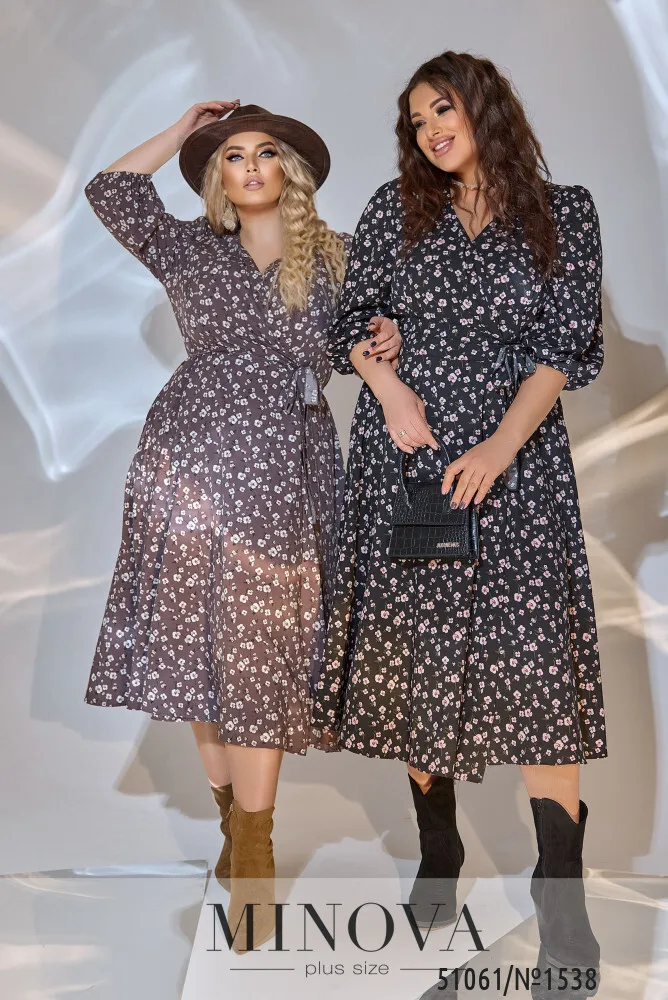Платье 1538-мокко Minova