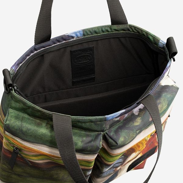 Шоппер Shopper Девушки на мосту (Эдвард Мунк) зеленый - фото 3