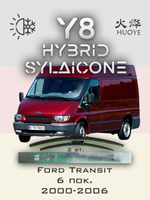 Щетки стеклоочистителя HUOYE Y8 700/600 мм на Ford Transit | Hook/J-Hook
