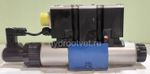 4WREE6E1-16-2X/G24K31/A1V - Пропорциональный распределитель с обратной связью по положению золотника со встроенным усилителем Ду6, A1 = ±10 В, номинальный расход 16 л/мин, схема E1-
