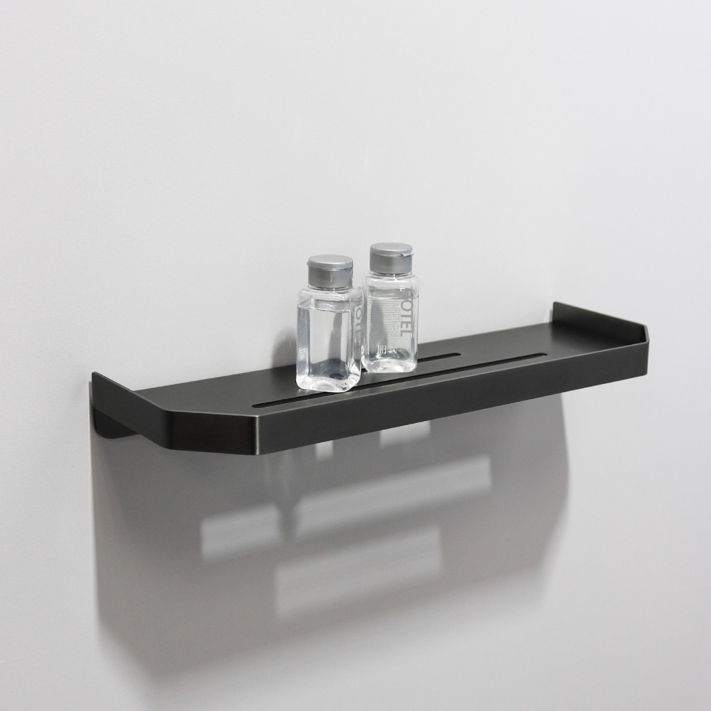 Полка прямоугольная одноэтажная Fixsen Hi-Tech графит FX-843F