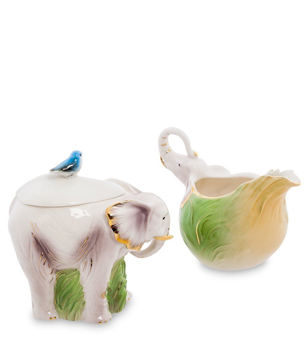 FM-74/ 2 Набор сахарница и молочник «Слоны» (Pavone)