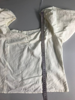 Блузка H&M льняная, маркировка 44, визуально на 50 размер