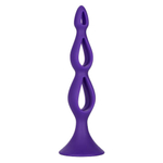 Фиолетовая анальная елочка 14,5см California Exotic Novelties Silicone Triple Probe SE-0393-56-2