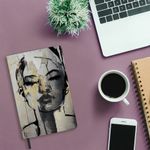 Ежедневник недатированный А5 (138х213 мм), BRAUBERG VISTA, под кожу, твердый, 136 л., "Glamour", 111999