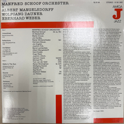 Виниловая пластинка Manfred Schoof Orchester + Albert Mangelsdorff LP