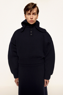 Джемпер с высоким горлом 26.NP.4.CLO.05.16, синий