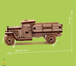 Грузовик ЗИС-5 Unit от UNIWOOD - Деревянный конструктор, сборная модель, 3D пазл