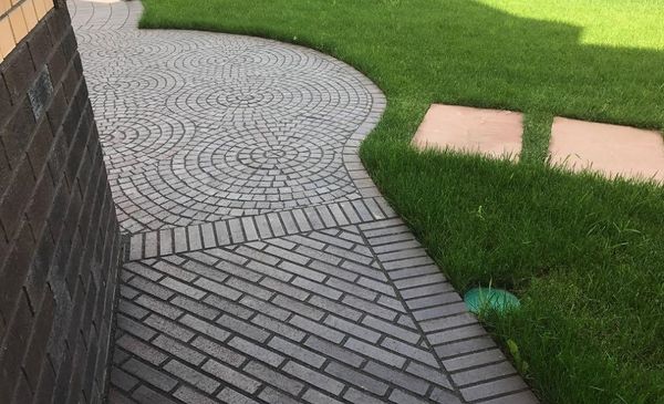 Варианты укладки тротуарной плитки