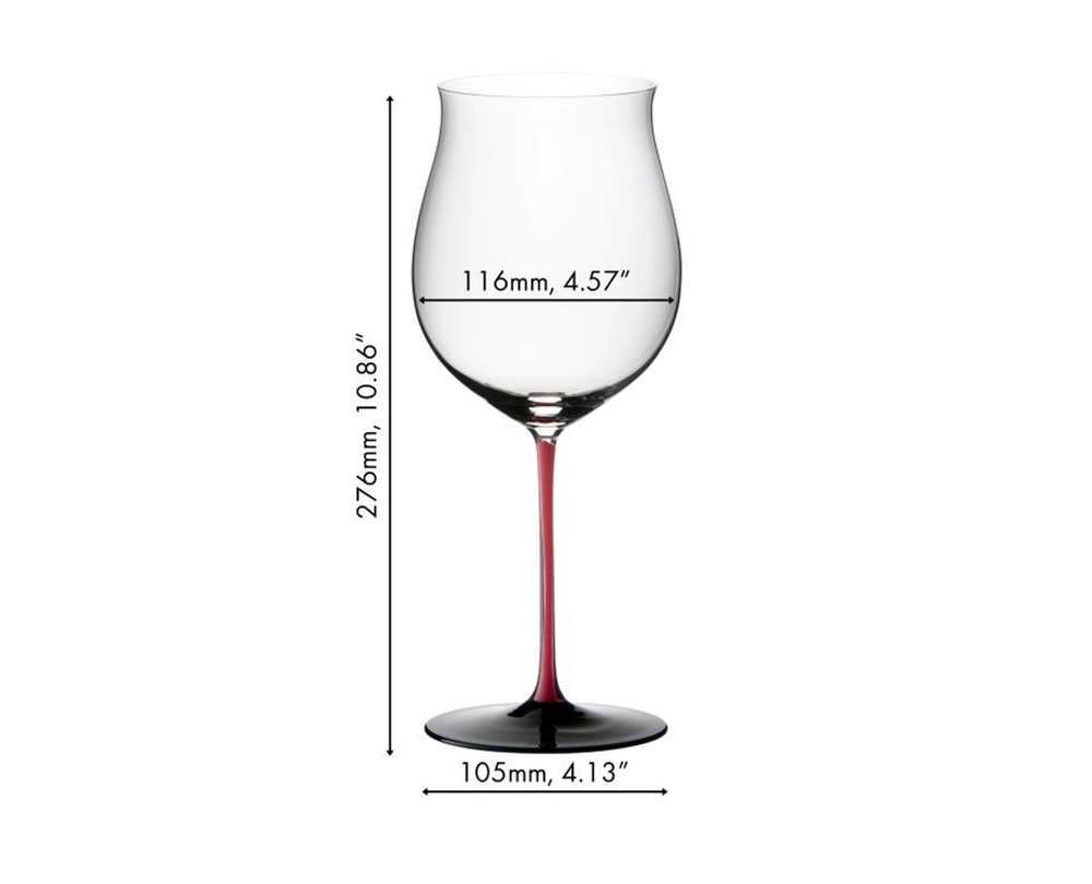 Бокал для красного вина Bourgundy Grand Cru  1050 мл Sommeliers Black Series  Riedel