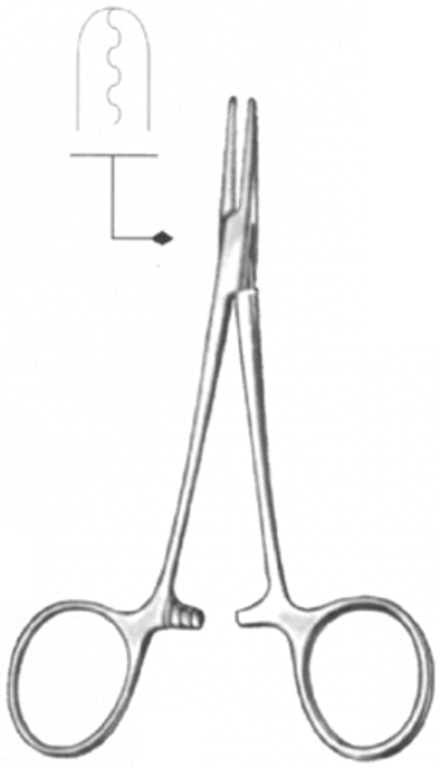 ВР- З-68 # Зажим кровоостанавливающий зубчатый прямой 1, 158 мм