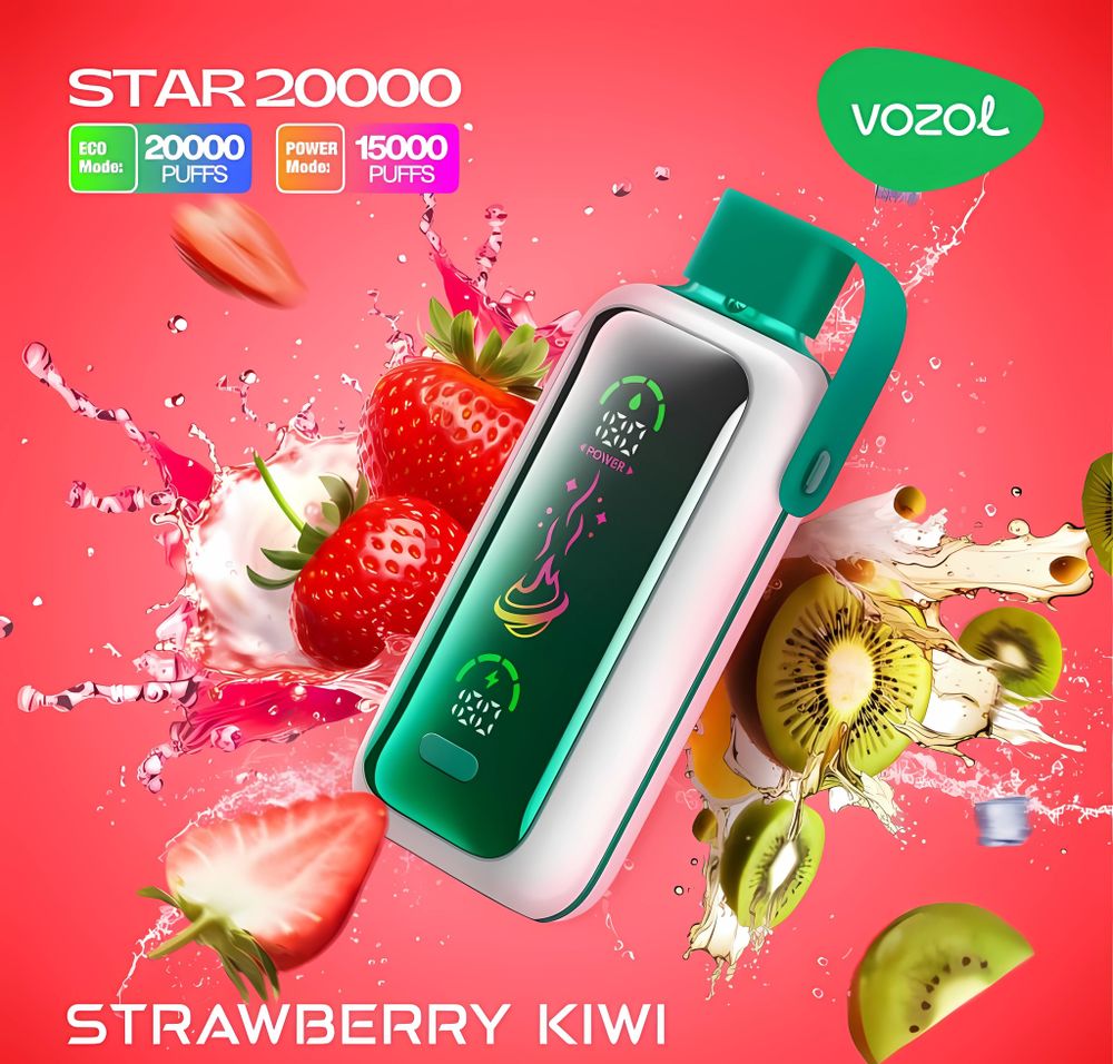 Vozol STAR 20000 - Strawberry Kiwi (5% nic)