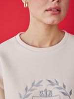 СВИТШОТ UNIVERSITY PASTEL BEIGE