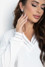 Джемпер Ванильные небеса (белый) Б11154 LT Collection