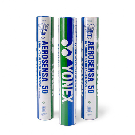 Перьевые воланы YONEX AEROSENSA 50 скорость 2