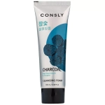 CONSLY Пенка для умывания c древесным углем против черных точек Wash Foam With Charcoal Against Black Spots, 100 мл