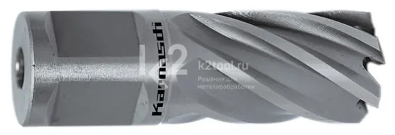 Корончатое сверло Karnasch 12х25 мм, SILVER-LINE, Weldon 19, арт. 20.1255-012