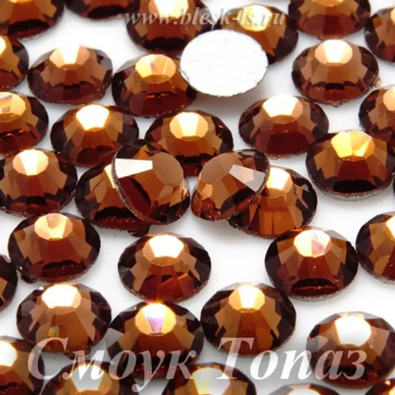 762 Стразы холодной фиксации, Смоук Топаз (NHF)