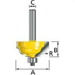Фреза кромочная Makita 28,6*32 мм   D-11673