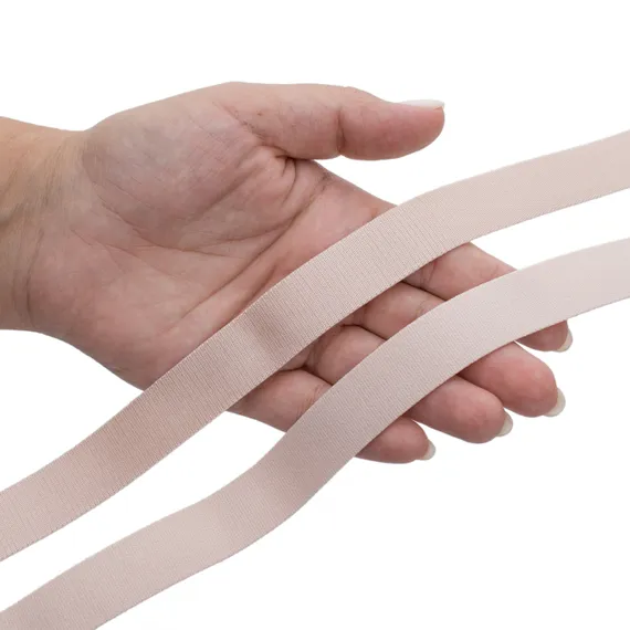 Резинка бретелечная серебристый пион 20 мм (цв. 168), 640/20