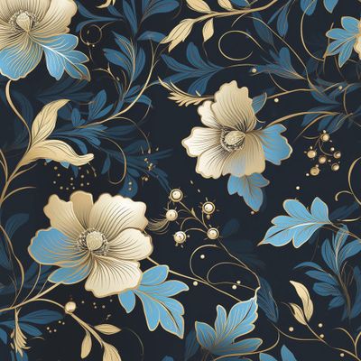 Золотые цветы