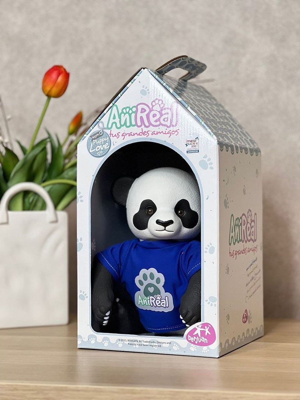 Игрушка мягконабивная 35см AniReal Панда (60106)