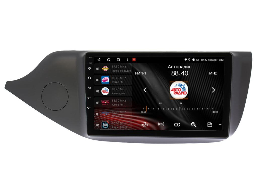 Магнитола для KIA Ceed 2 (JD) 2012-2018 (рамка матовая) - Vaycar VA27-0217 на Android 13, 8-ядер, 4G SIM-слот