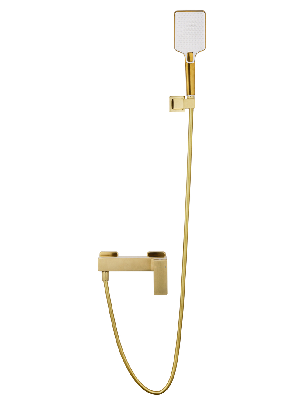 Смеситель для душа WONZON & WOGHAND CUBE 2.0, Брашированное золото (WW-88048068-BG)