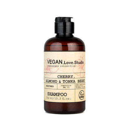 Парфюмированный шампунь VEGAN.Love.Studio Cherry, Almond, Tonka Beans