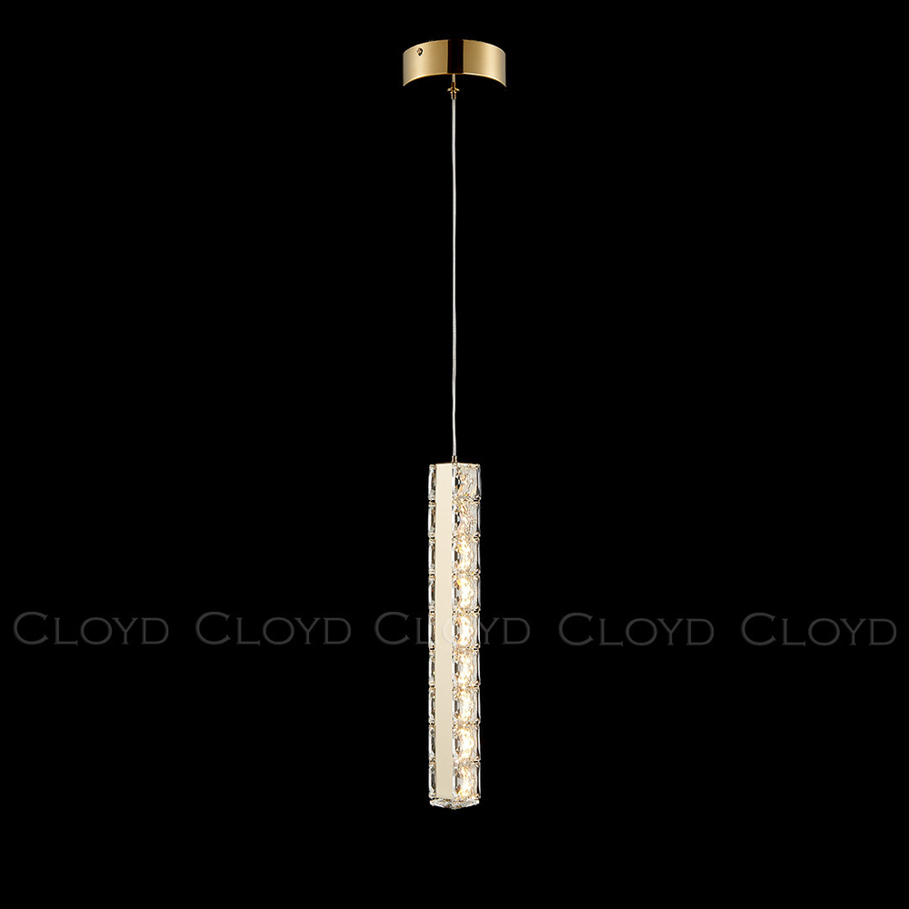 Подвесной светильник Cloyd ELATA P1 / выс. 38 см - золото (арт.11558)