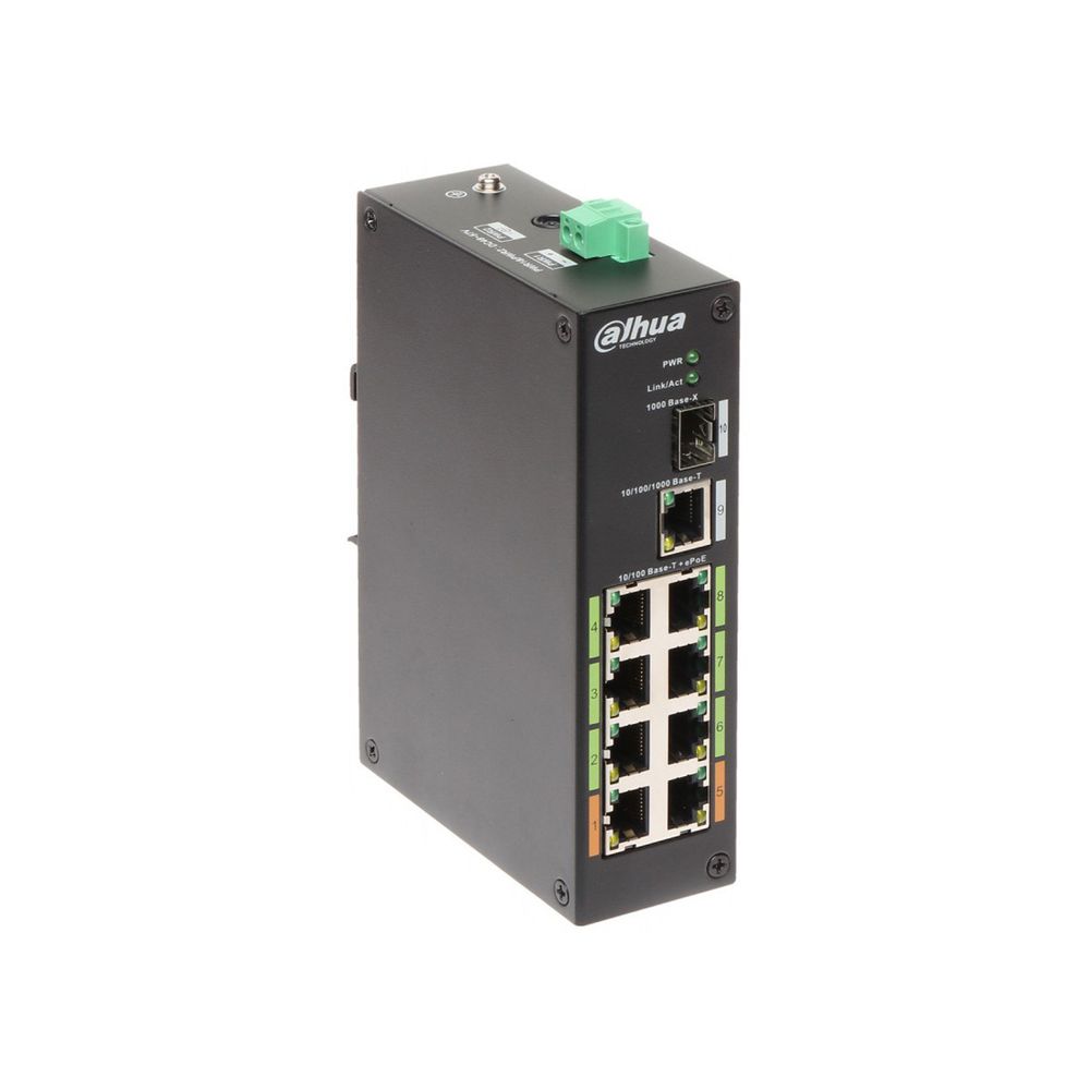 DH-LR2110-8ET-120 PoE коммутатор Dahua