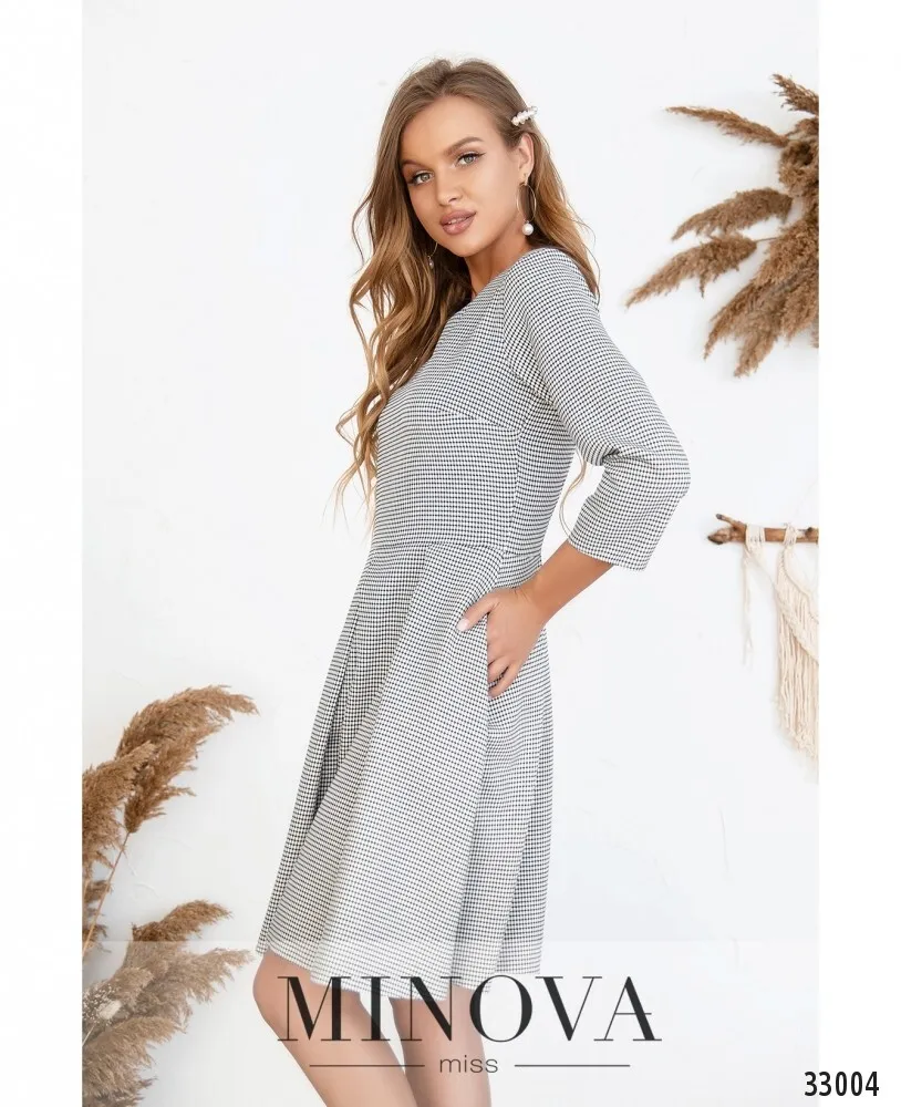 Платье 3122-темно-синий Minova