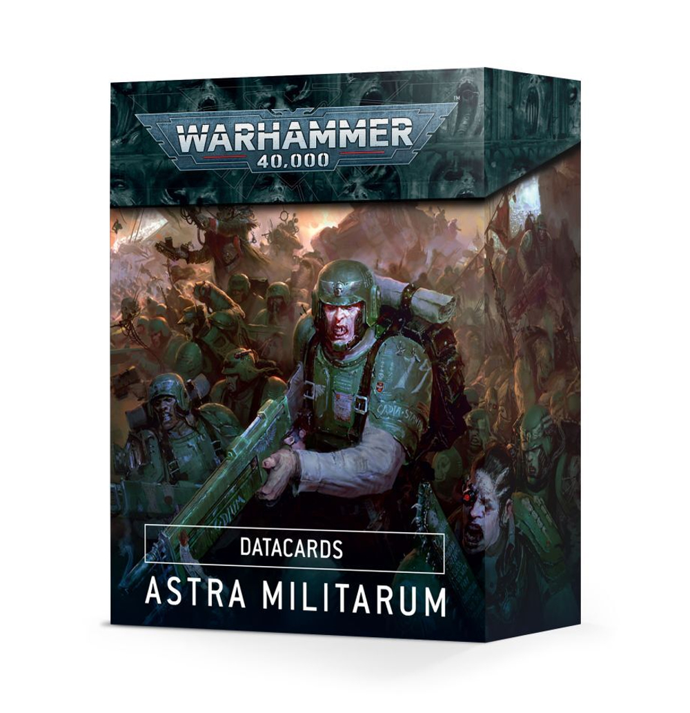 Datacards: Astra Militarum 9 редакции на английском языке