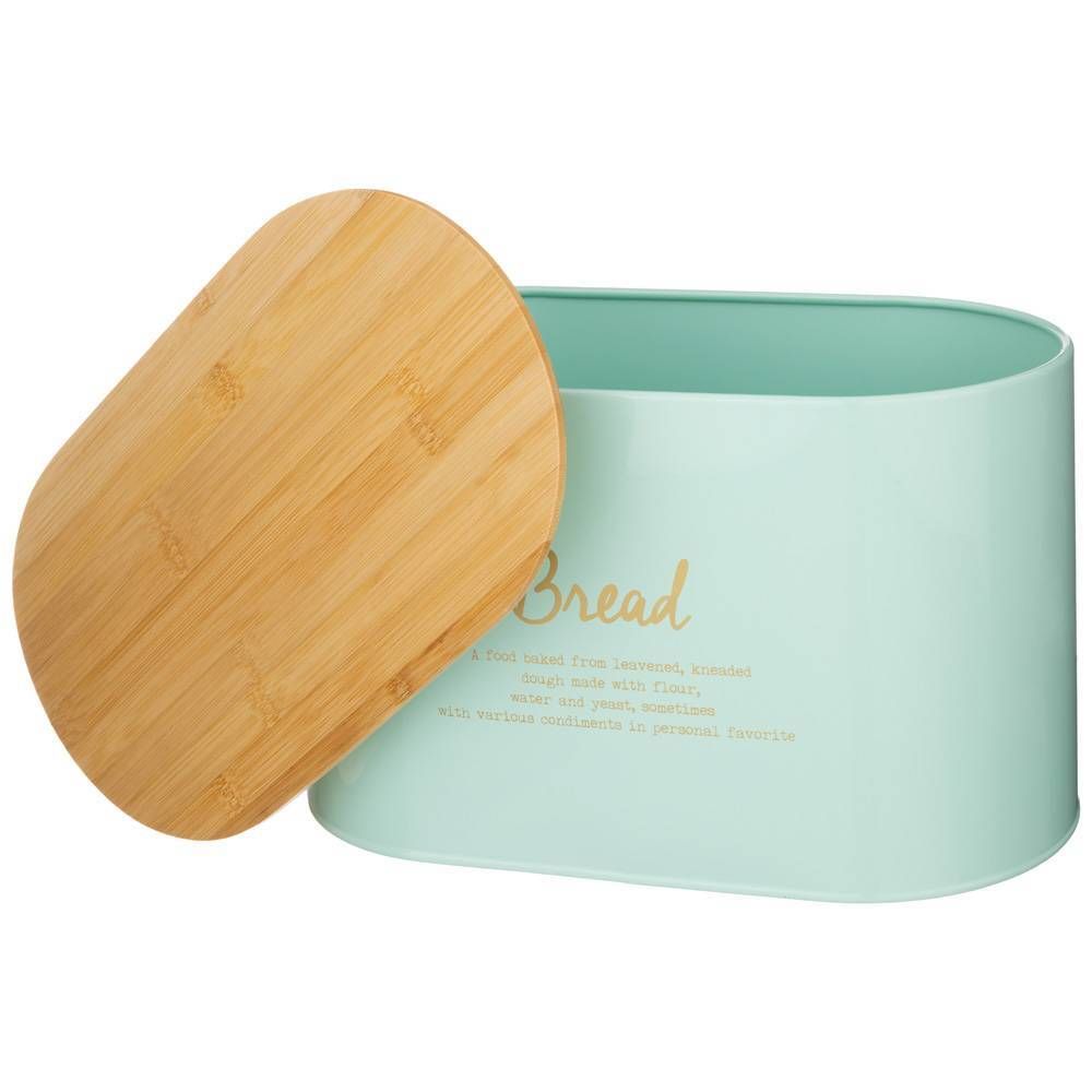 НАБОР AGNESS "MEADOW" 2 В 1 ХЛЕБНИЦА 10 Л 34*18*20 СМ, БАНКА ДЛЯ СЫПУЧИХ 1,1 Л 11*14 СМ 3 ШТ