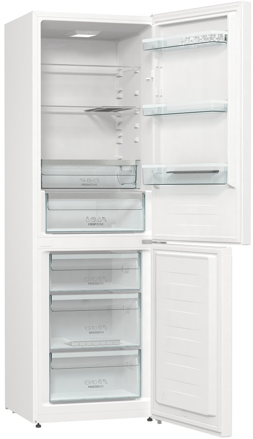 Отдельностоящий двухкамерный холодильник Gorenje RK6191SYW