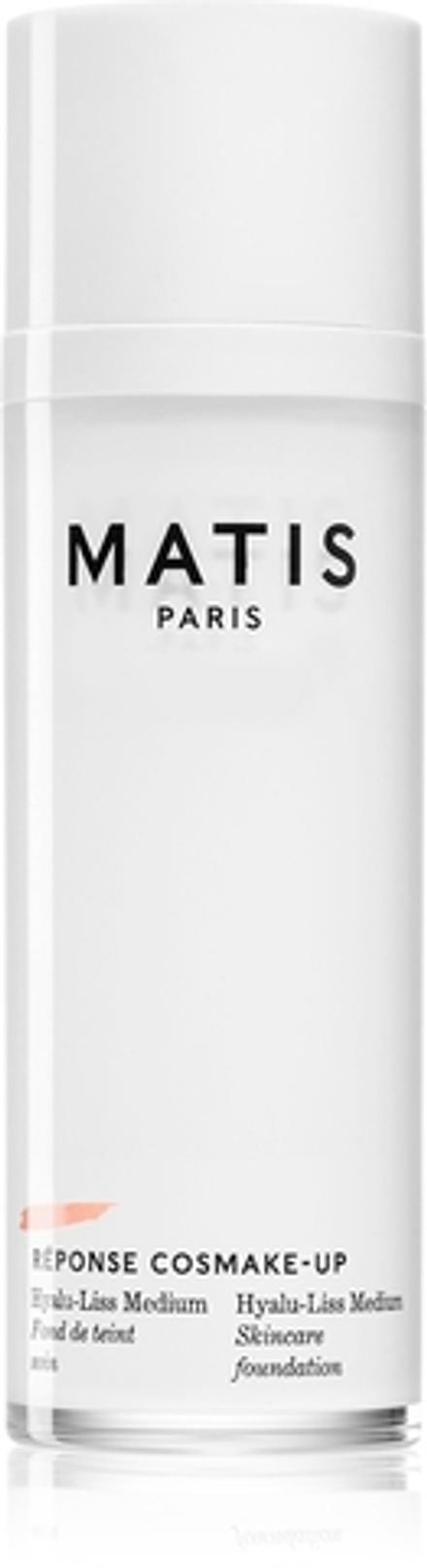 MATIS Paris Reponse Cosmake-Up Hyalu-Liss - Светящийся тональный фонд оттенок Medium, 30 ml