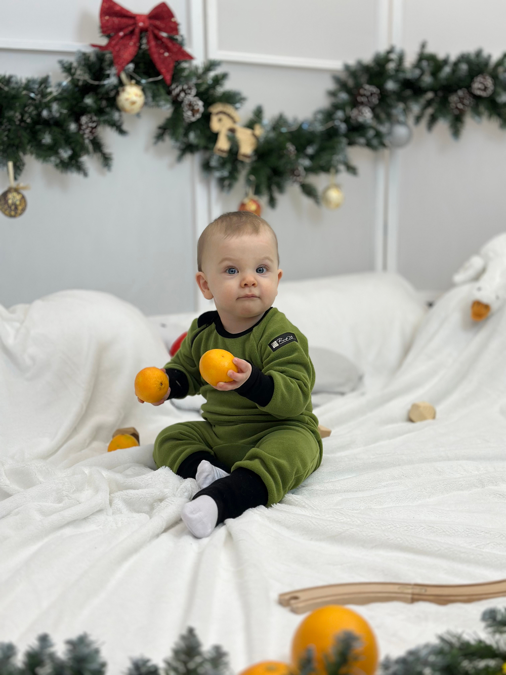 Флисовый комбинезон-трансформер RinaAmari Лайм