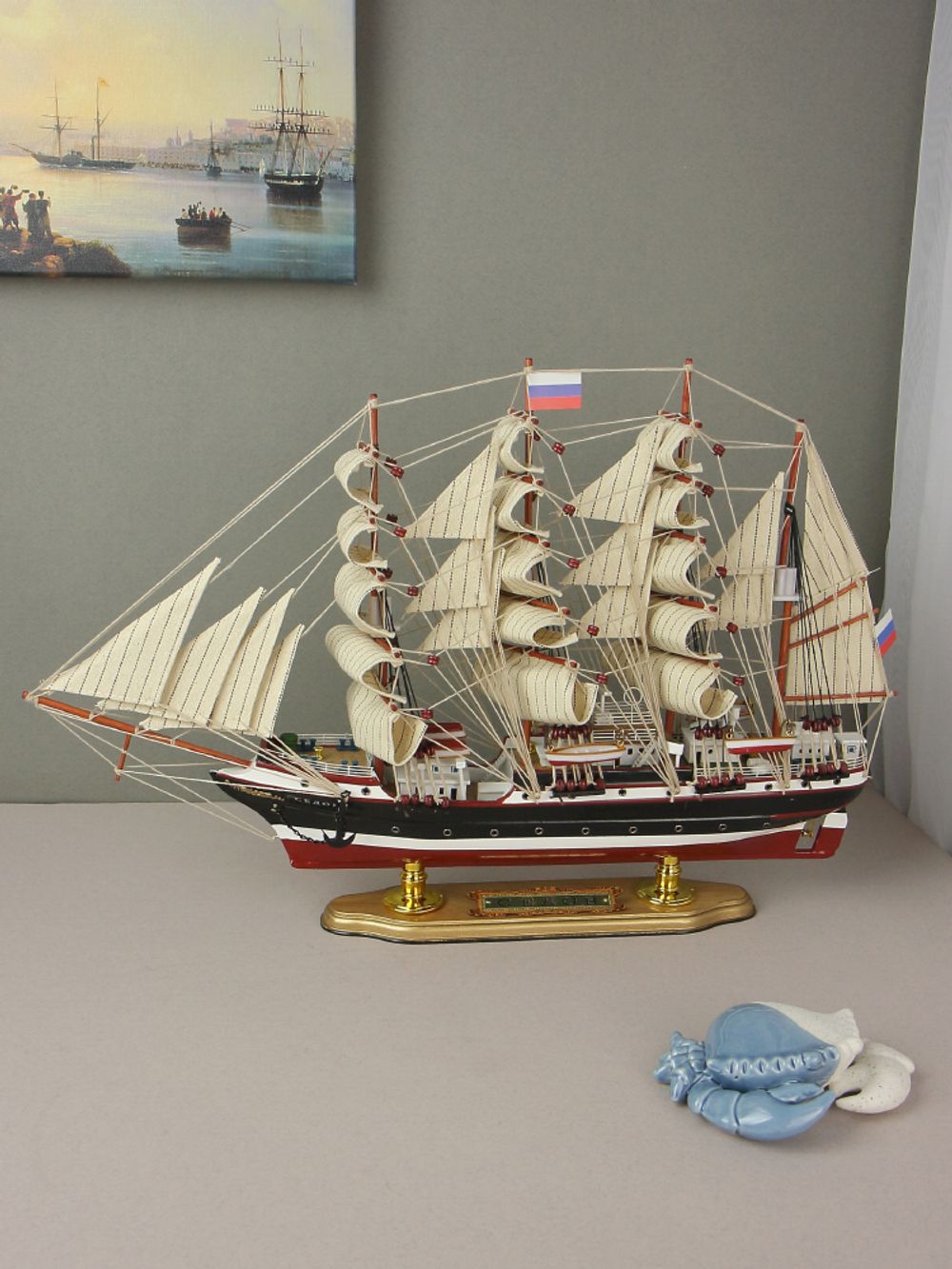 Meteor Lights Модель парусника Седов 52 см