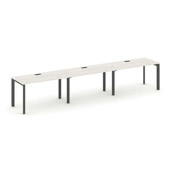 Style Project Рабочая станция односторонняя SN-59P.ORS-051 Дуб Наварра/Металл Антрацит/Черный Заглуш