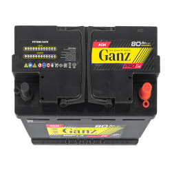 Аккумулятор GANZ PRO-Line AGM 80 А/ч обратный R+ 315x175x190 L4 EN 800 А